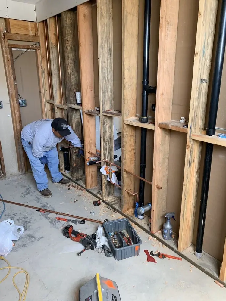 Commercial rough-in plumbing for Water Heater Replacement in Feasterville Trevose